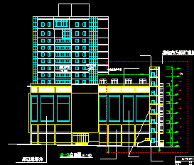 高层新东方百货大楼建筑施工图
