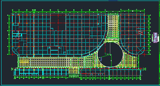 步行街结构施工图资料下载-时代广场步行街屋顶钢结构施工图