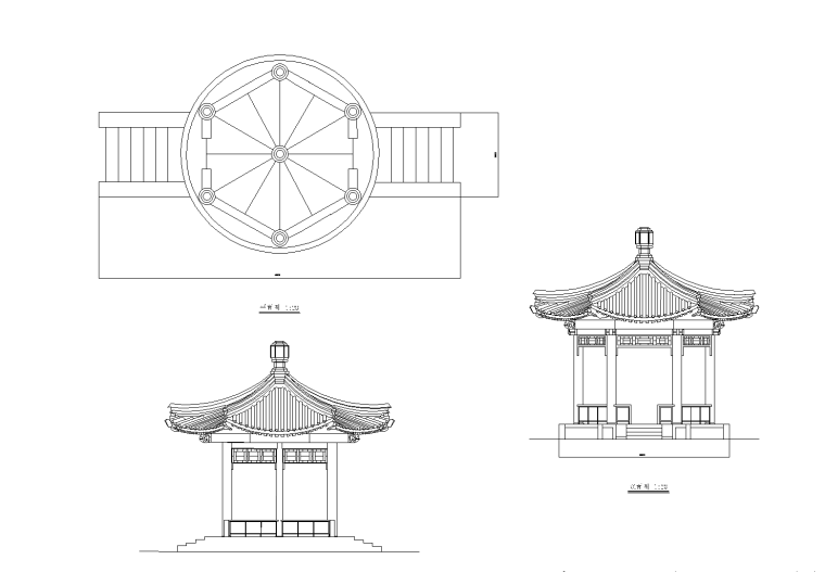 某公园景观规划设计方案 A-4 亭子