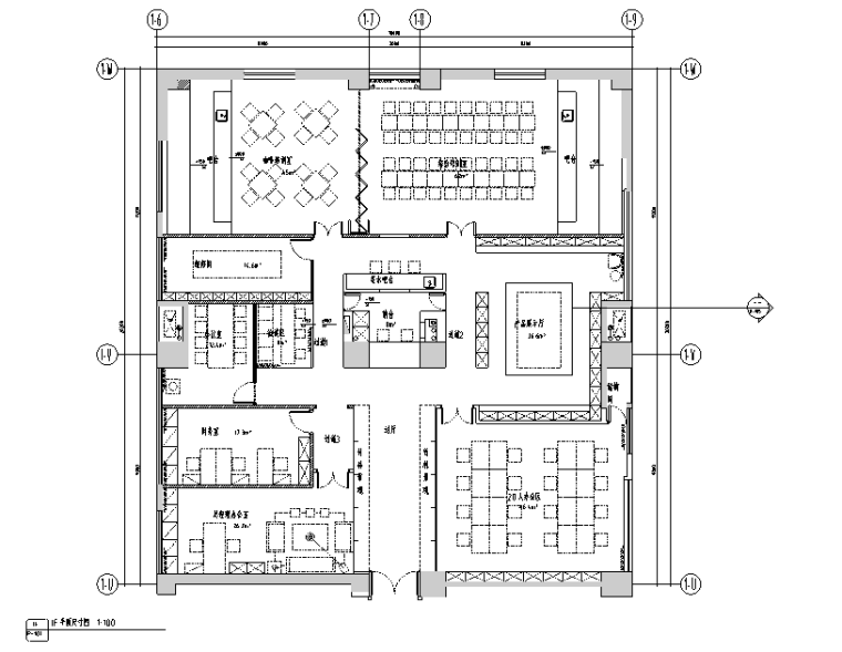 星巴克咖啡厅图片资料下载-[四川]和沁百家丽咖啡厅设计施工图（附效果图）