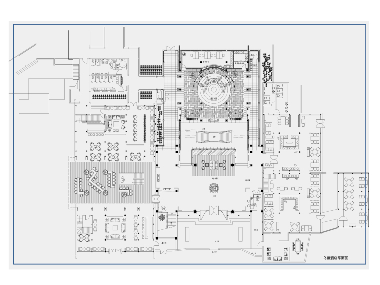 方案草图平面资料下载-乌镇酒店室内装修概念设计方案