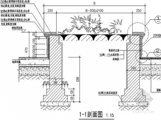 [成都]生态小高层住宅小区组团绿地景观设计施工图（知名设计公司)-节点详图