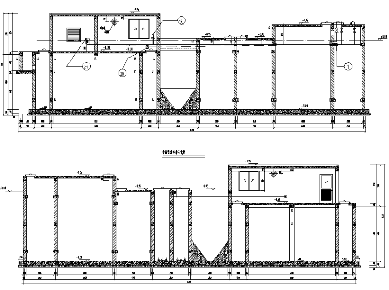 工业安装施工图资料下载-[海南]某果汁加工厂污水处理站安装施工图设计（CAD）