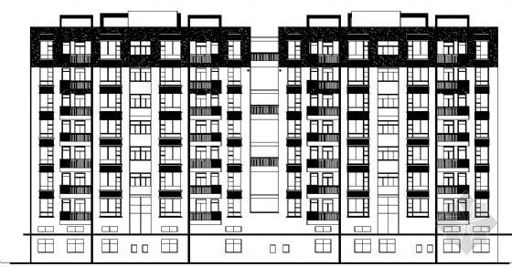 多层三单元式住宅楼资料下载-深圳某八层住宅楼建筑施工图