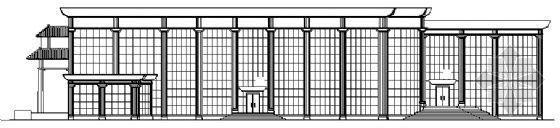 小型会堂建筑施工图资料下载-某县政府二层会堂建筑施工图