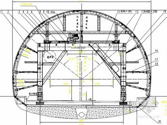 新奥法隧道施工流程资料下载-[PPT]高速公路隧道施工方法分析91页（新奥法）