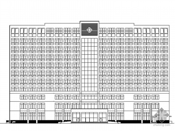 十层酒店建筑施工图资料下载-某十层医院建筑施工图（含节能设计）