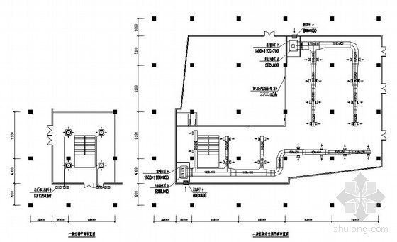 商场集中式中央空调图纸资料下载-某商场中央空调图