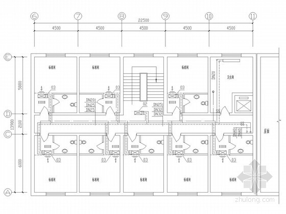 中央空调类别资料下载-小型招待所建筑中央空调工程系统设计施工图