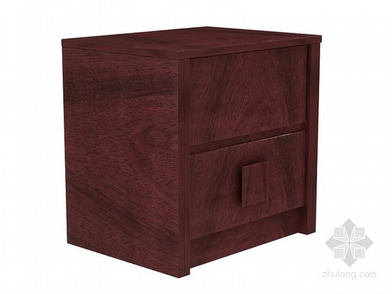 柜子模型su资料下载-现代中式小柜子3D模型下载