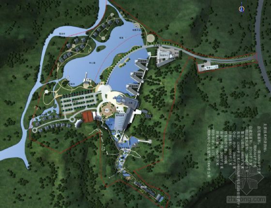 东北民俗村规划方案资料下载-某度假村景观规划设计方案