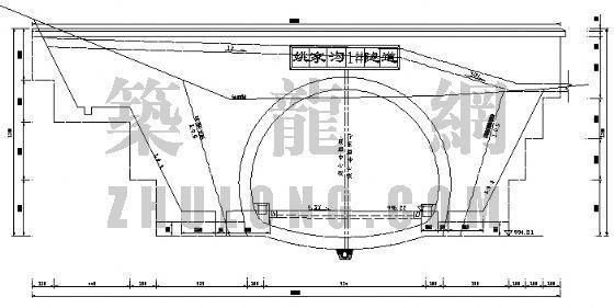 隧道洞门设计CAD图资料下载-隧道洞门结构施工图