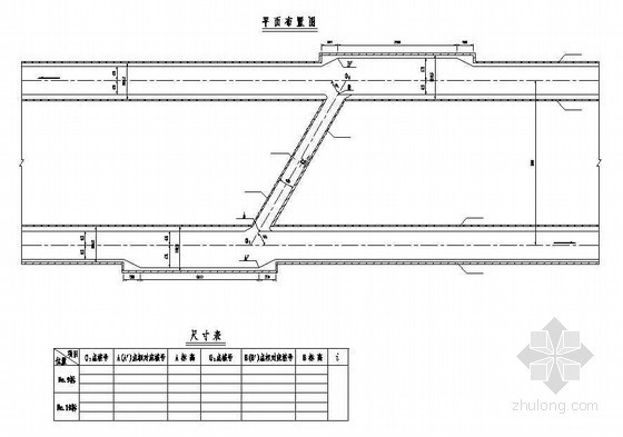 隧道紧急停车带的设计资料下载-双线分离式隧道行车横洞及紧急停车带平面布置节点详图设计