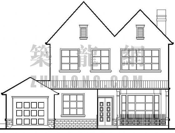 独立别墅全套施工图资料下载-某别墅全套建筑施工图