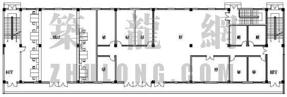 某办公楼建筑平面设计方案-4