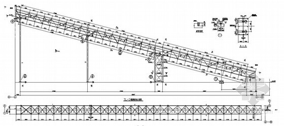 通廊结构图集资料下载-某钢通廊结构设计图
