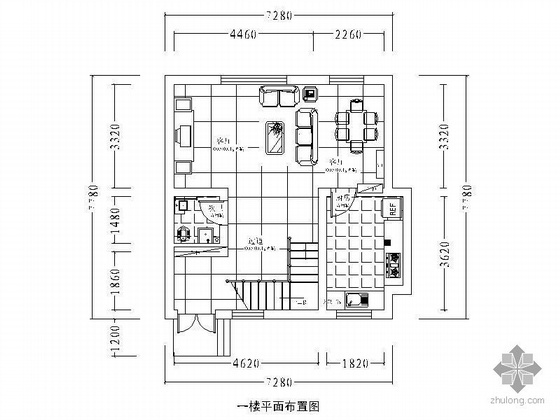 旧房改造住宅设计资料下载-四层旧房改造别墅装饰图