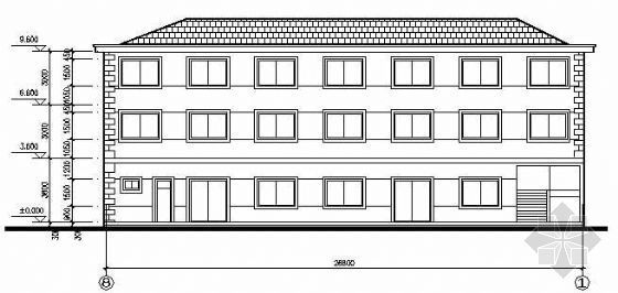 住宅宿舍楼图纸资料下载-某框架宿舍楼结构施工图纸