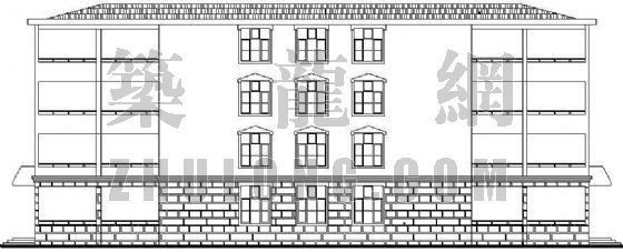 小型公寓建筑施工图资料下载-某老年公寓建筑施工图