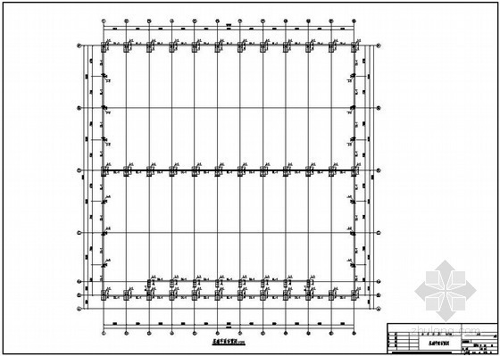 钢结构设计规范钢结构仓库资料下载-某钢结构仓库结构设计图
