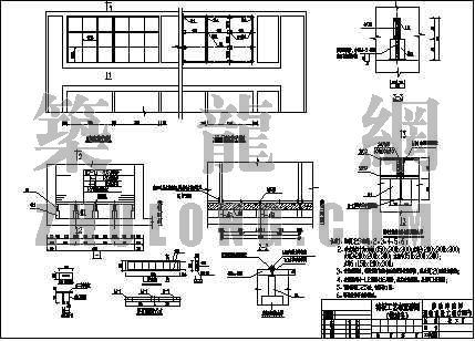 反冲滤池资料下载-滤板工艺布置详图