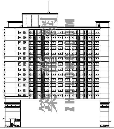 高层户型建筑施工图资料下载-某高层酒店完整建筑施工图