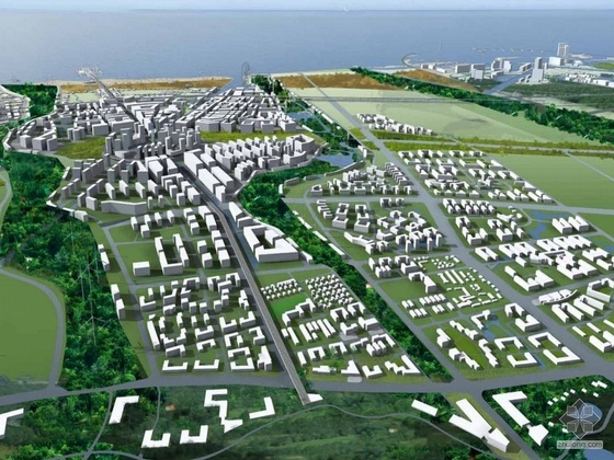 徐州新城区城市规划资料下载-新城城市规划与设计