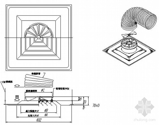 风管出风口大样图资料下载-暖通空调大样图汇集之一