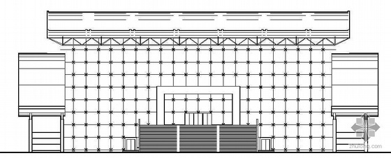 体育馆羽毛球建筑施工图资料下载-某篮球体育馆建筑施工图