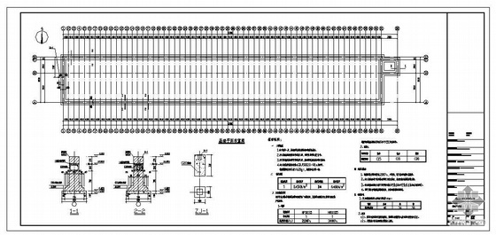 日光温室施工图纸资料下载-某8.5M跨日光温室工程结构图