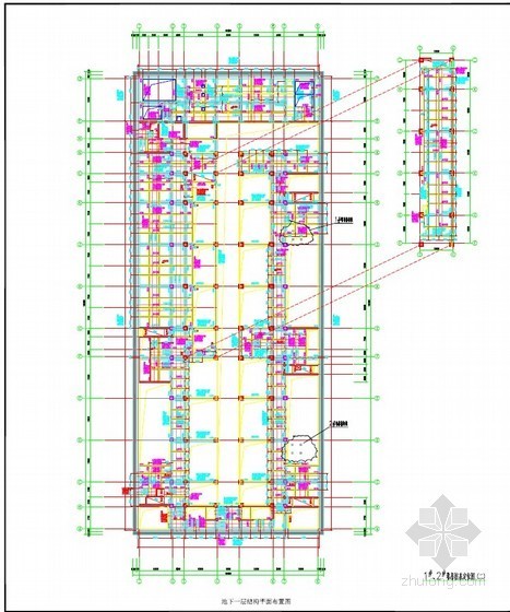 [上海]输变电工程塔吊组合式基础施工方案（钻孔灌注桩+钢格构柱）-桩基定位图 