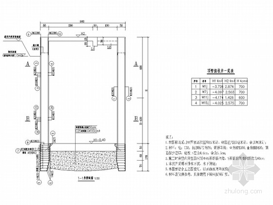 市政排水工程施工图片资料下载-市政排水工程顶管井设计施工图（27张）