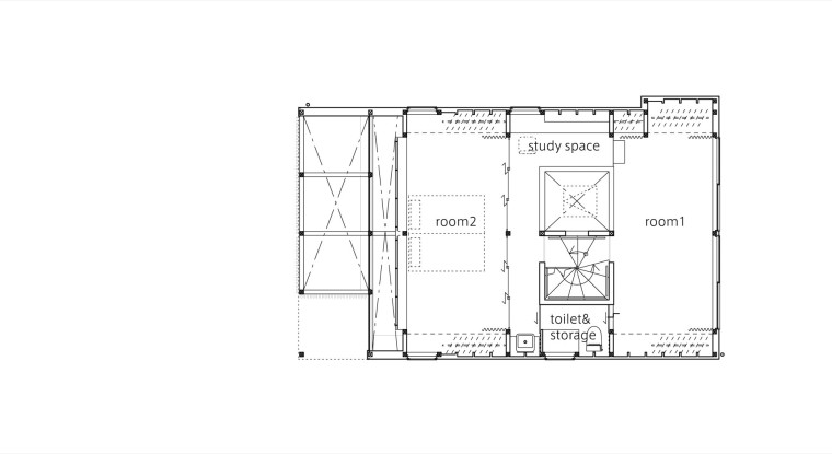 日式风格暖色调室内设计施工图（附实景照片）19页-独家日式案例_1599