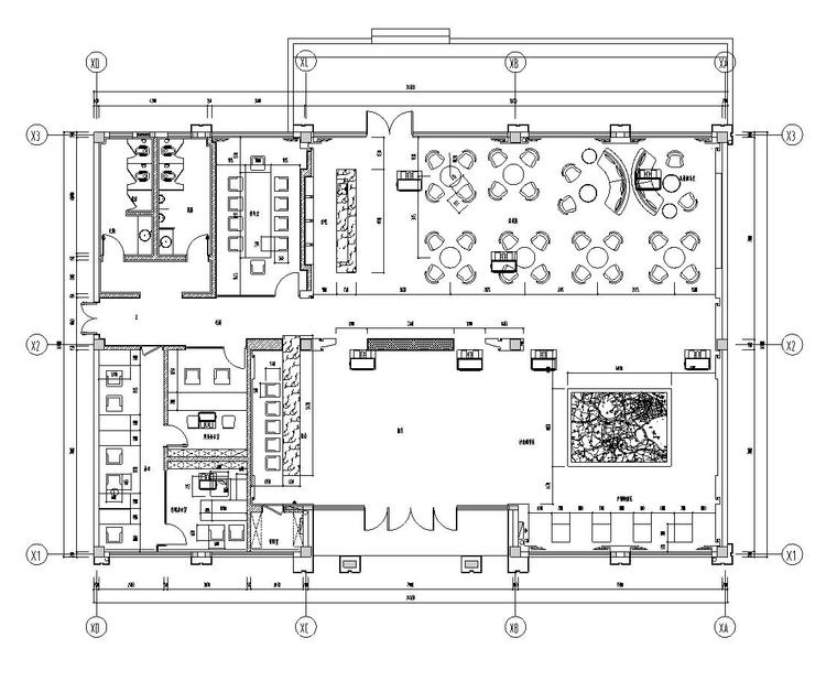 销售中心建筑施工图资料下载-帝凯设计-风景晨园销售中心室内施工图设计（包含实景图）