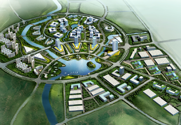 经济园区方案资料下载-[山西]太原工业园区启动区重点地段城市设计方案文本