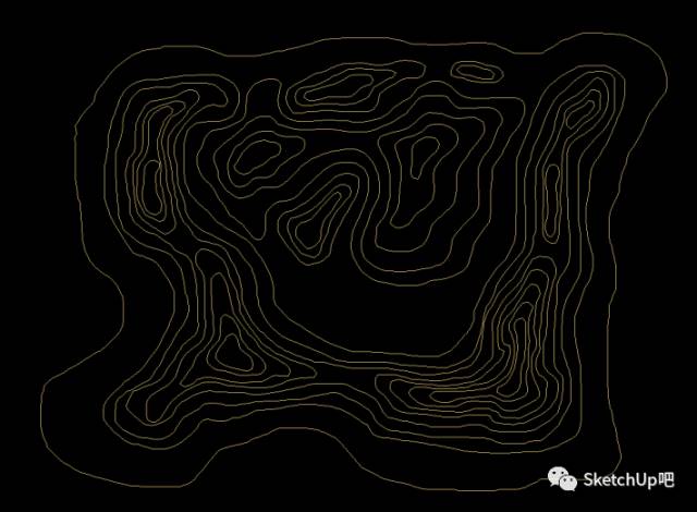 第三種:用地形圖(採用 omap 導出等高線地形圖)再通過 cad 導入