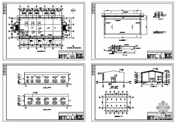74层厂房结构设计资料下载-某钢结构制氮空压厂房建筑结构设计图