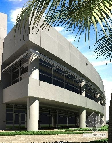 南充市委办公大楼设计资料下载-商业、办公大楼模型