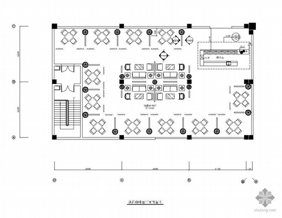 咖啡厅服务台cad资料下载-某休闲咖啡厅装修图