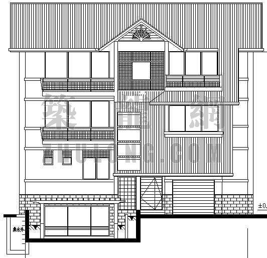 3层建筑设计方案资料下载-某别墅建筑设计方案（3）