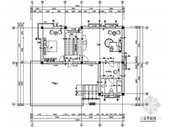 [辽宁]新中式风格住宅区规划设计方案施工图（含效果图）-新中式风格住宅区规划设计平面图