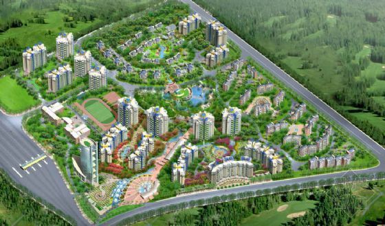 居住区设计方案汇报资料下载-居住区景观设计方案