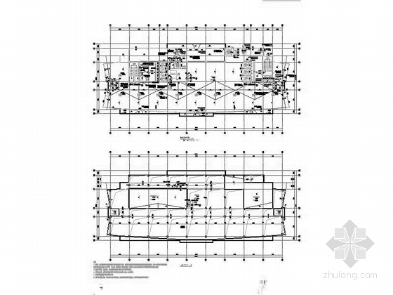 [山东]19层现代风格市级专科医疗中心建筑施工图-19层现代风格市级专科医疗中心平面图