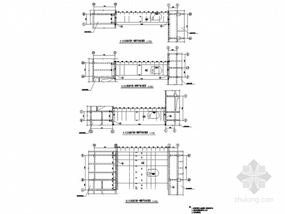 苏州风格施工图资料下载-[苏州]艺术楼天桥钢连廊结构施工图