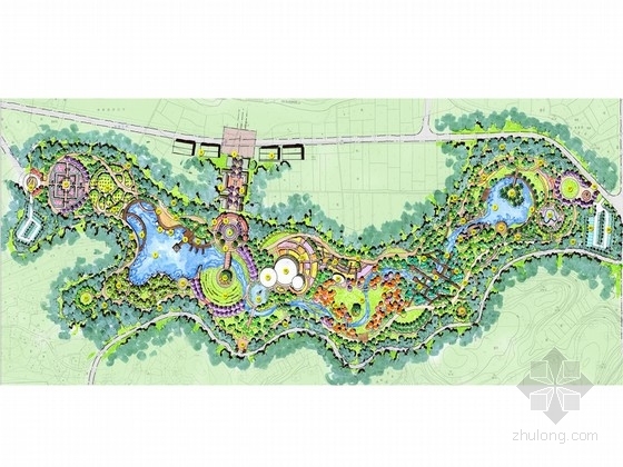 小区植物景观规划设计资料下载-[四川]城市绿色带状山体植物园景观规划设计方案