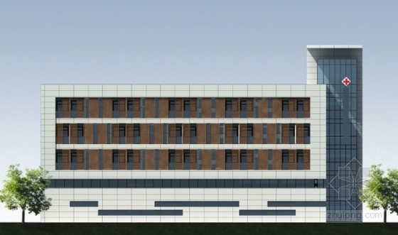 [昆明]某五层医院综合楼建筑方案文本（含CAD）-图10