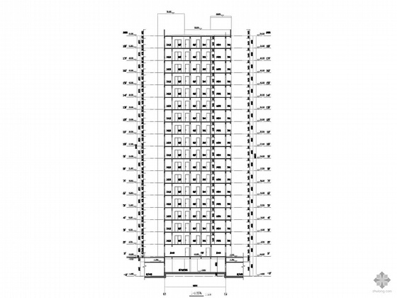 [温州]某区高层住宅(经济适用房、廉租房)建筑施工图-2 