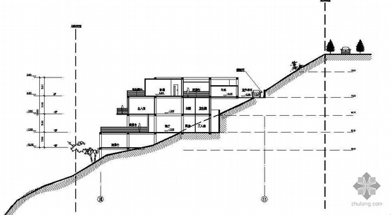 天琴半岛某三层别墅单体全套建筑结构水电施工图(大量效果图和模型)-2