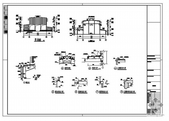某公司轻钢结构厂房仓库成套图纸-2