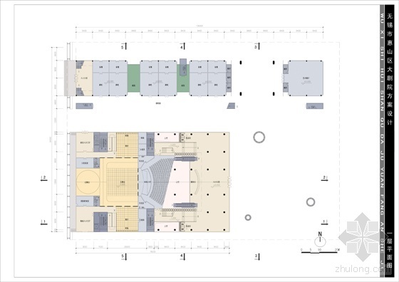 [无锡惠山区]某大剧院建筑方案文本(含文本,效果图,设计说明)-3-02一层平面图